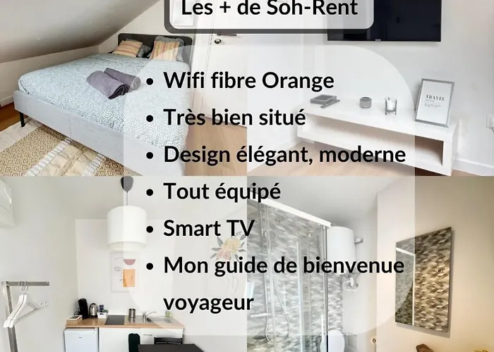 Soh Rent 2 Tv- Wifi Proche Gare *
